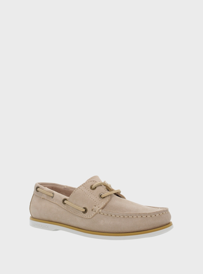 Lumberjack Navigator Boat Shoes - Sand