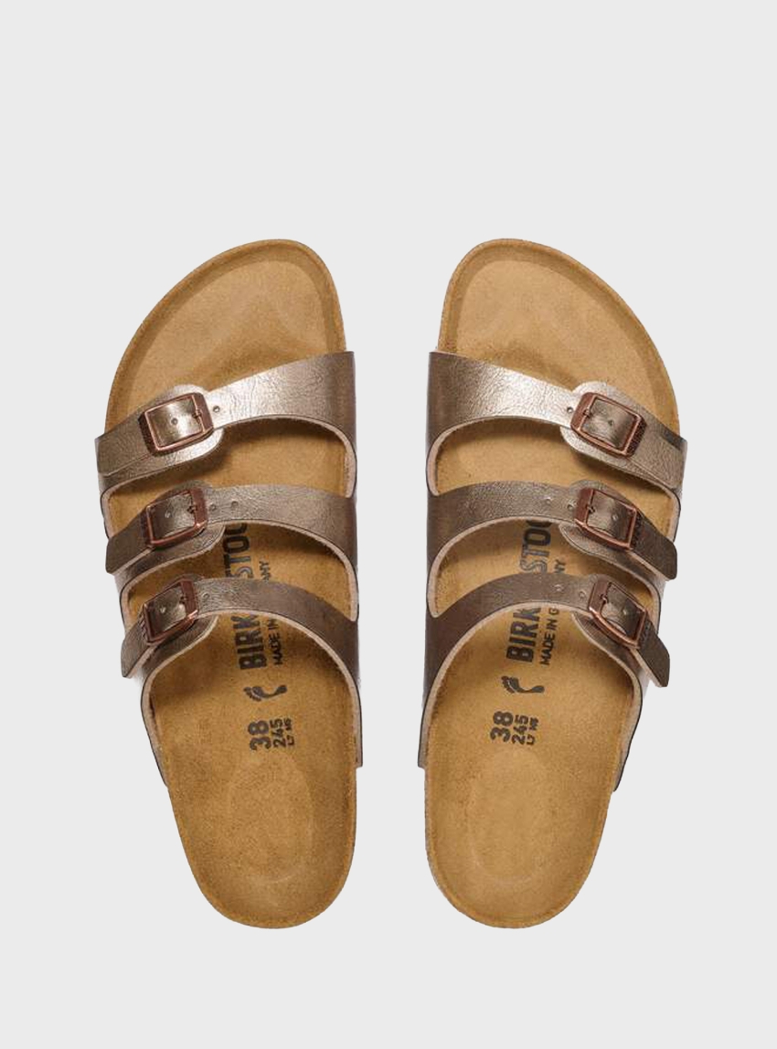 Birkenstock Florida Bs Regular Fit Sandals - Taupe