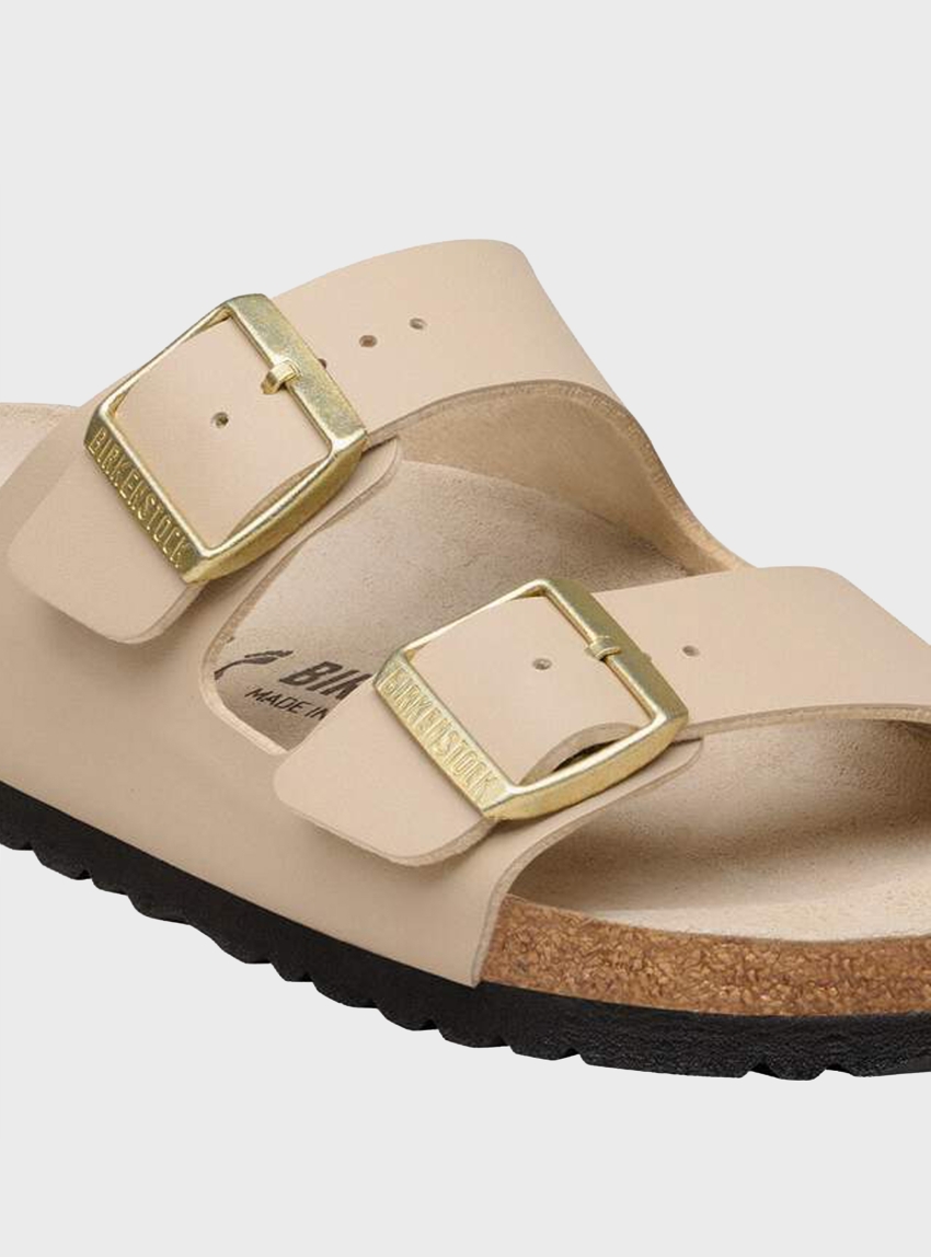 Birkenstock Arizona Regular Fit Birko-Flor Sandals - Sand
