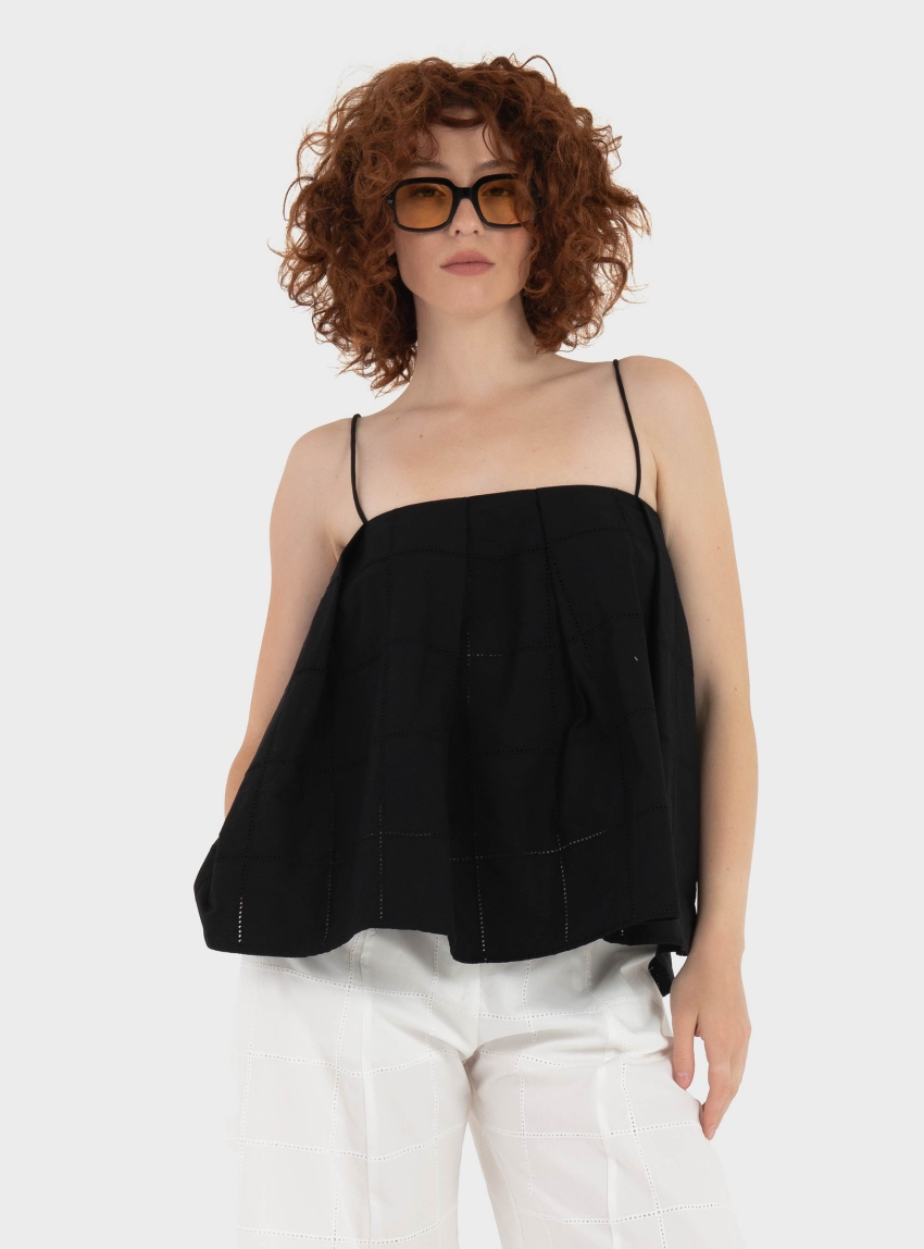 Black & Black  Top - Black