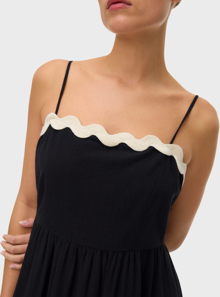Vero Moda Jenna Singlet Ankle Dress - Black