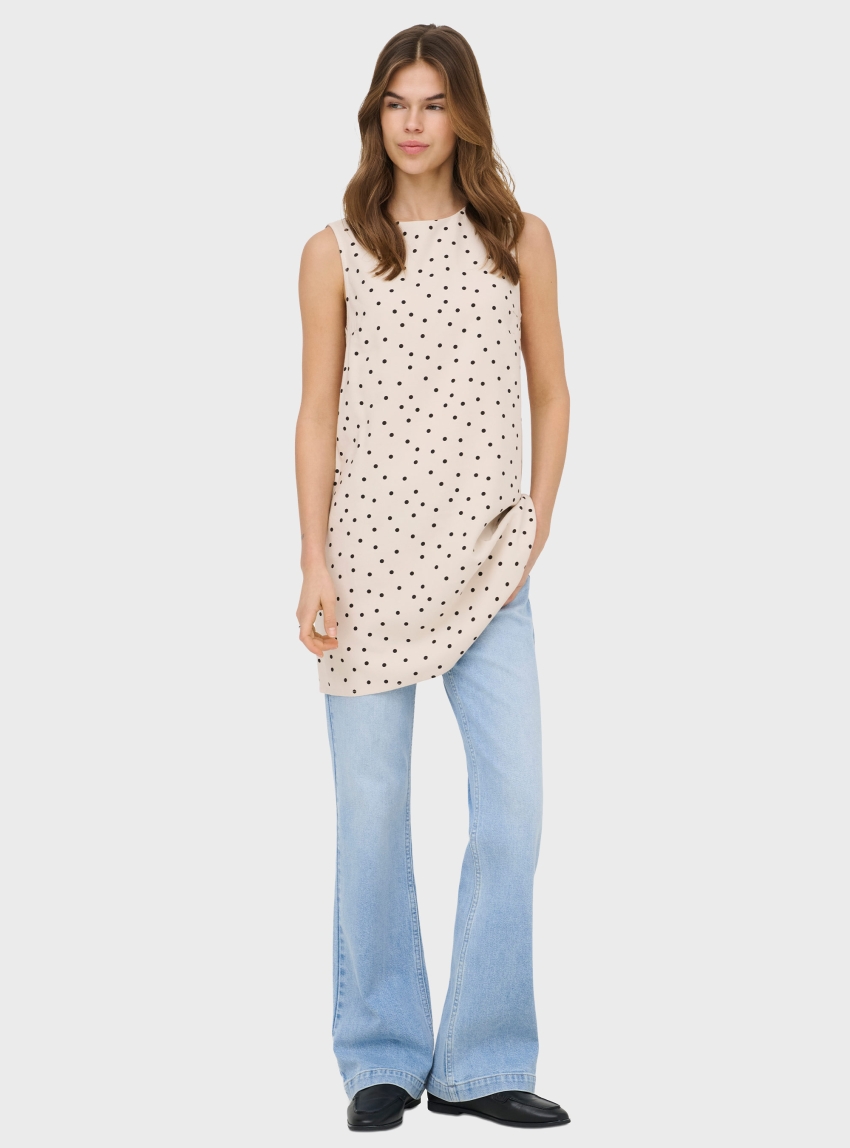 Only Aris Short Dress - Pumice Stone