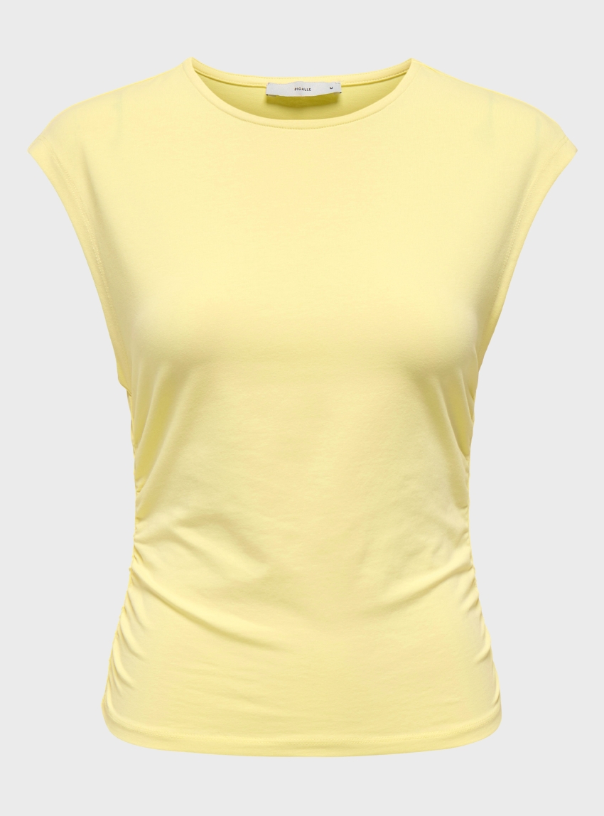 Only Mira Ruching Top - Yellow