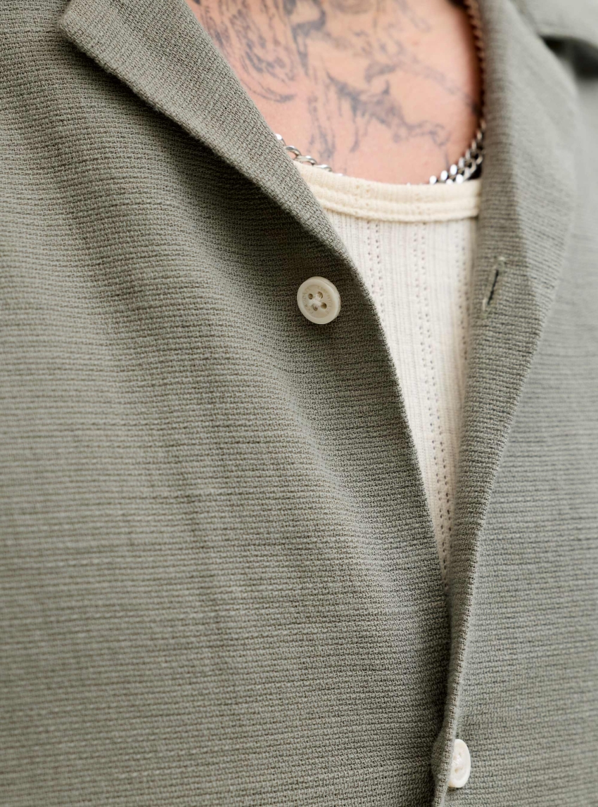 Jack & Jones Liam Resort Shirt - Pale Green