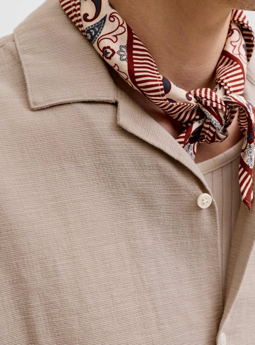 Jack & Jones Liam Resort Shirt - Beige
