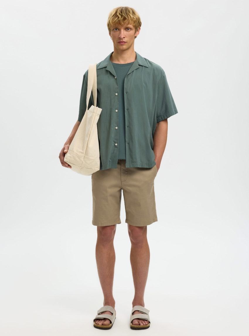 Selected Rlxair Mix Shirt - Light Green