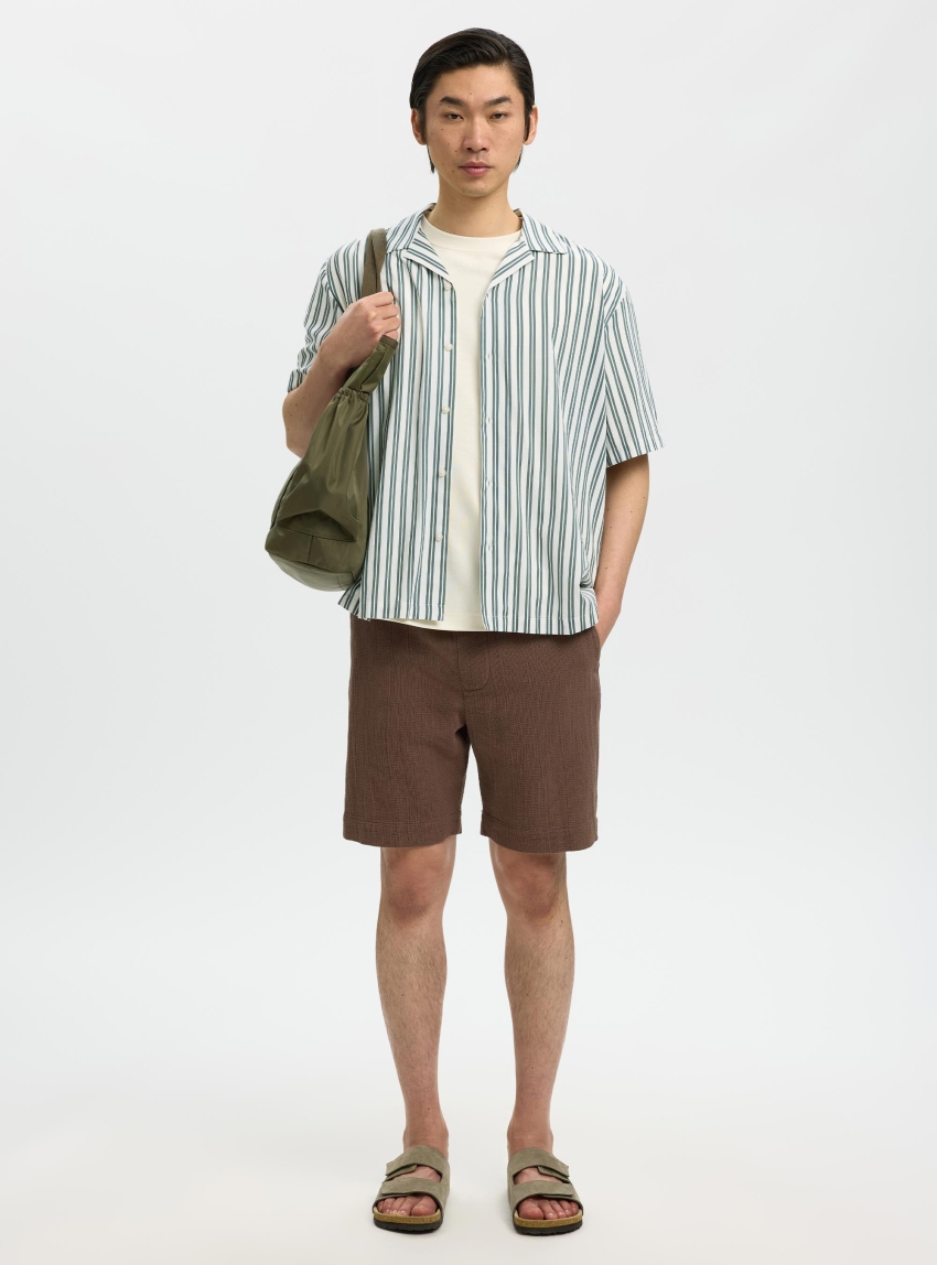 Selected Rlxair Mix Shirt - Light Green