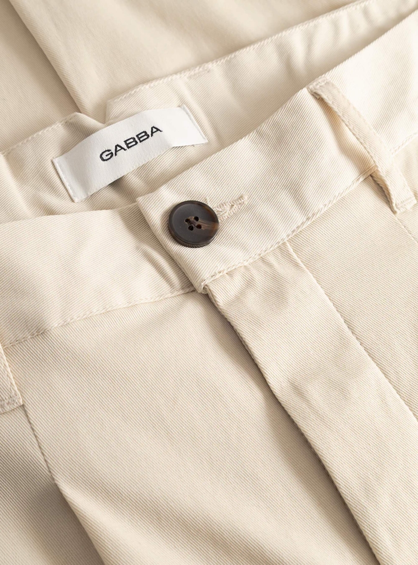 Gabba GABfirenze Bolu Cropped TENCEL ™ Pant - Ecru