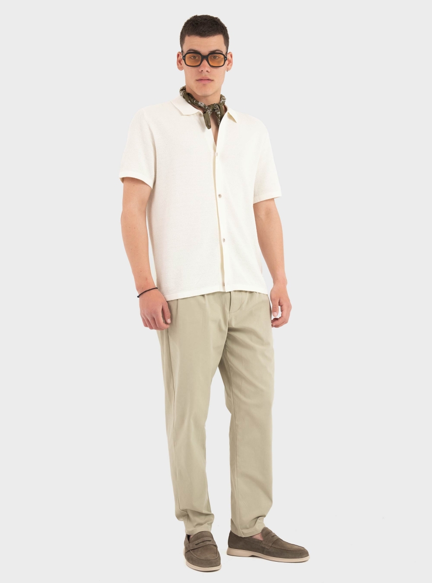 Gabba GABfirenze Bolu Cropped TENCEL ™ Pant - Dark Beige