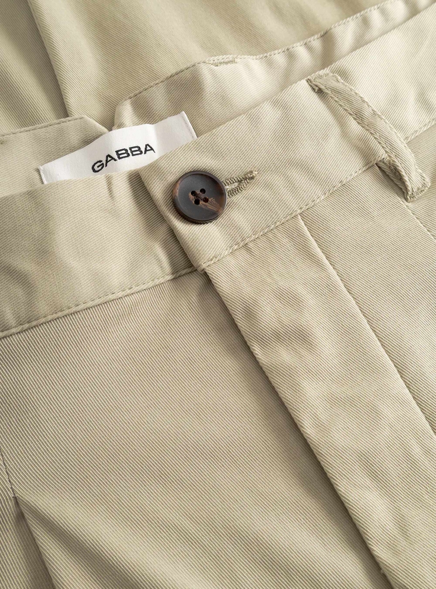 Gabba GABfirenze Bolu Cropped TENCEL ™ Pant - Dark Beige