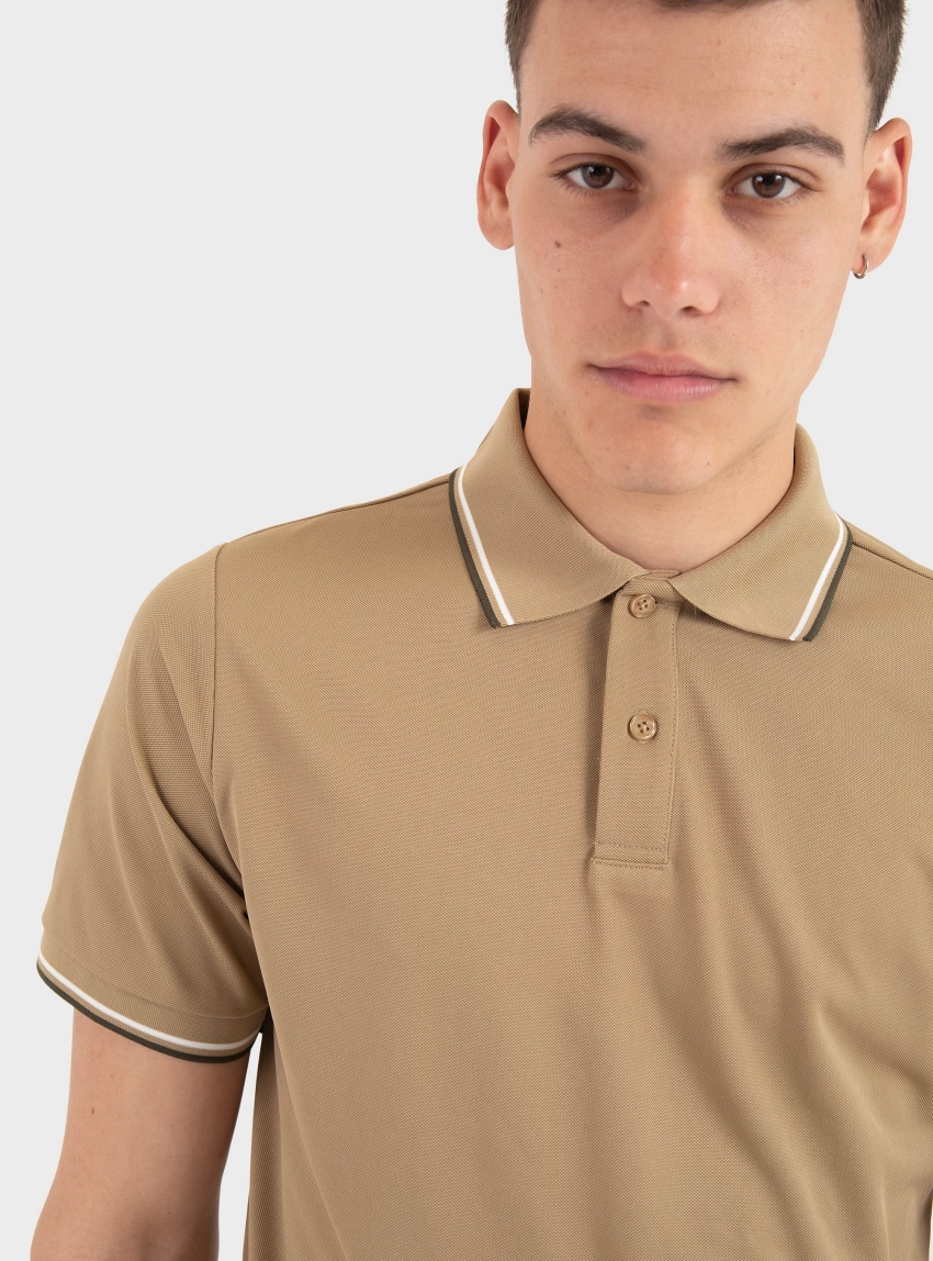 Save The Duck Hari Polo - Dark Beige