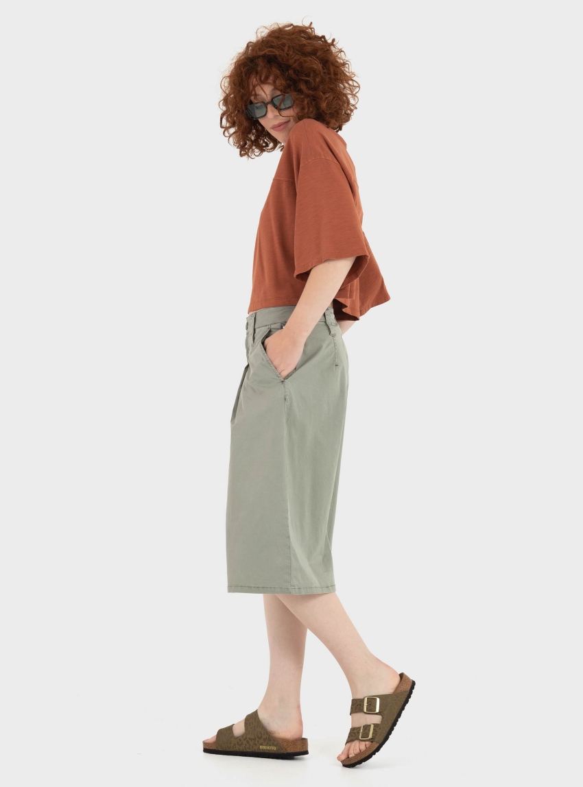 Keeling Loose Cropped T-Shirt - Peach