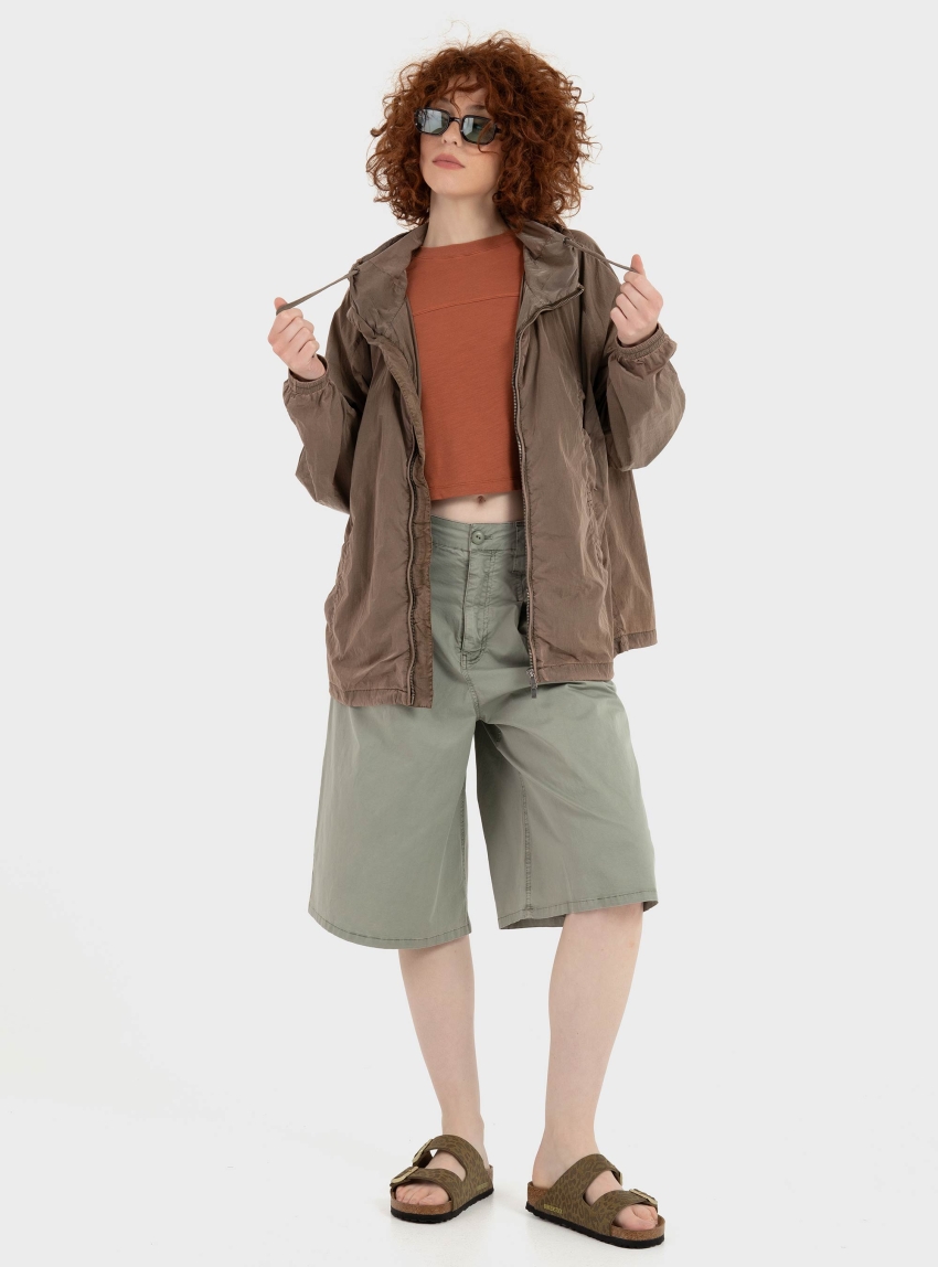 Keeling Loose Fit Jacket - Brown