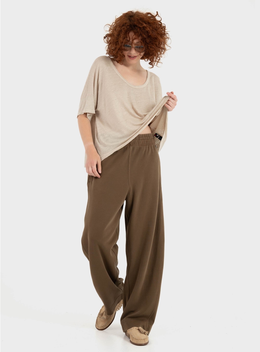 Keeling Loose Cropped T-Shirt - Light Green