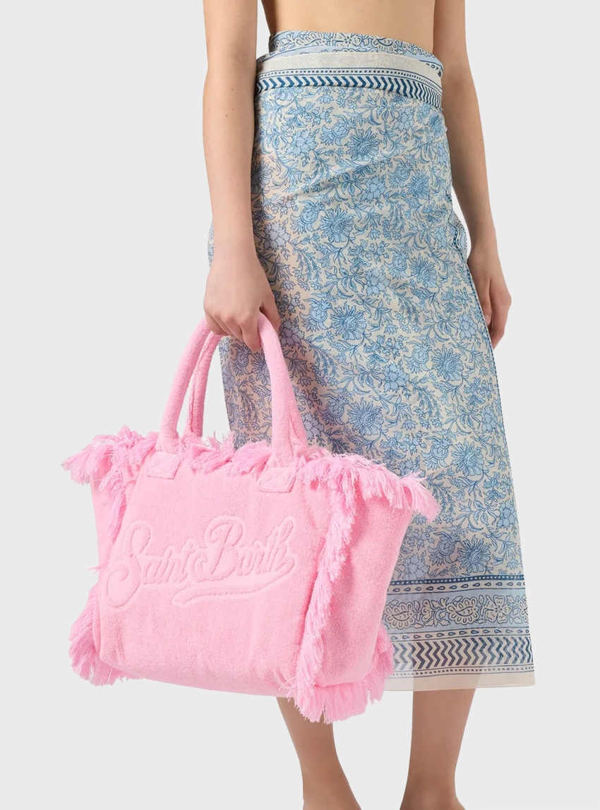 MC2 Saint Barth Vanity Terry Effeect Shoulder Bag - Pink