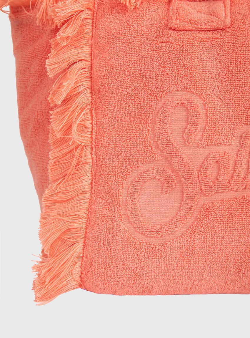 MC2 Saint Barth Vanity Terry Effeect Shoulder Bag - Orange