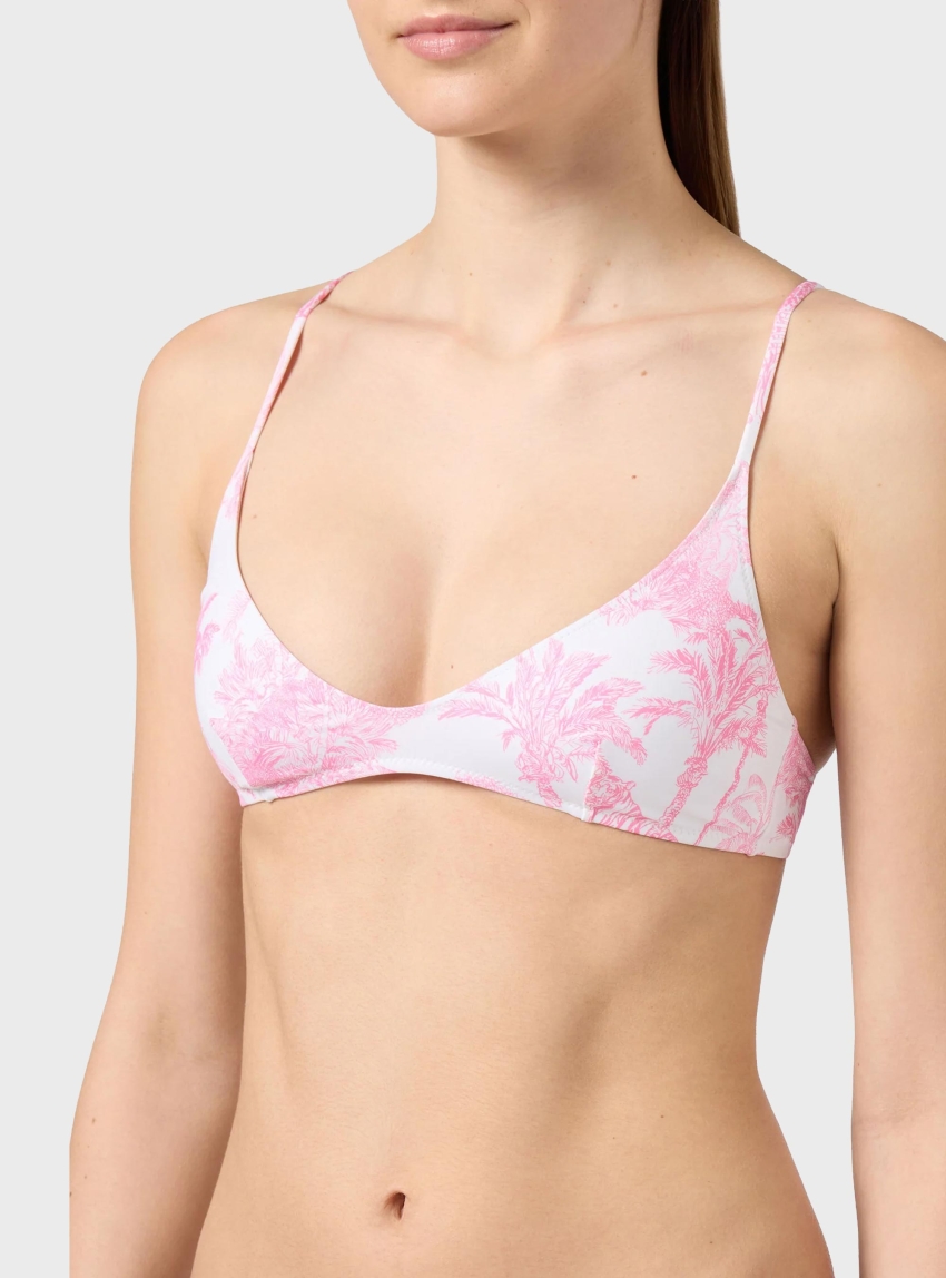MC2 Saint Barth Paloma Bikini Top - Pink