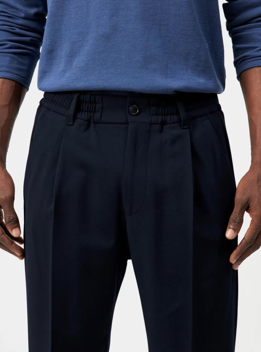 Drykorn Chasy Pleated Trousers - Blue