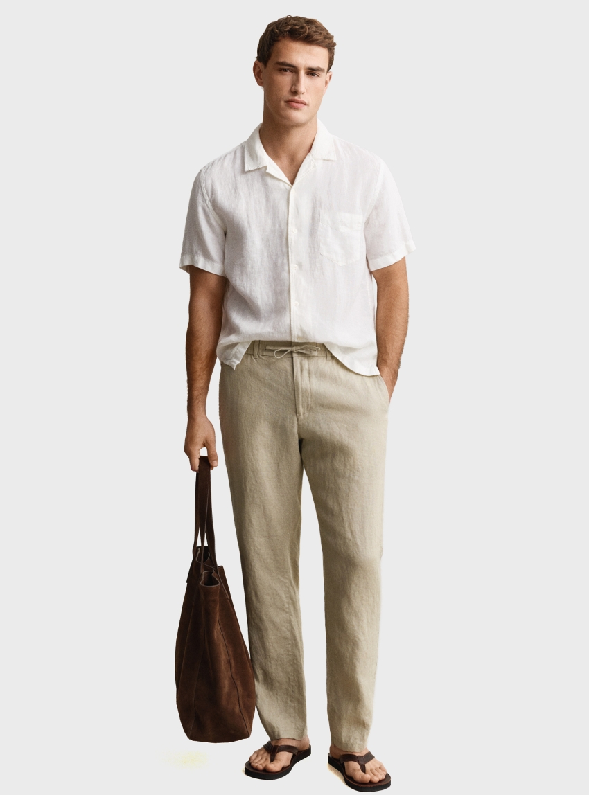 Gant Linen Pants - Beige