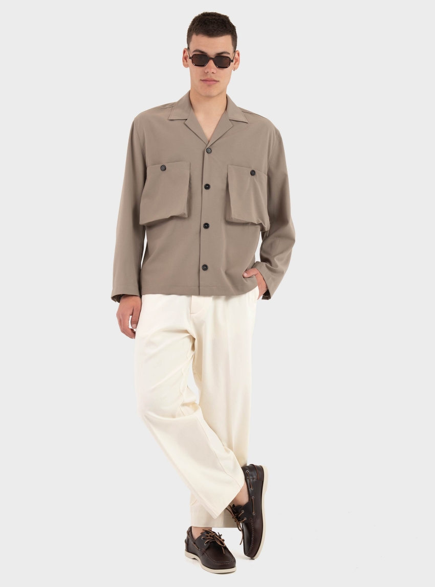 I'm Brian Loose Fit Shirt - Taupe