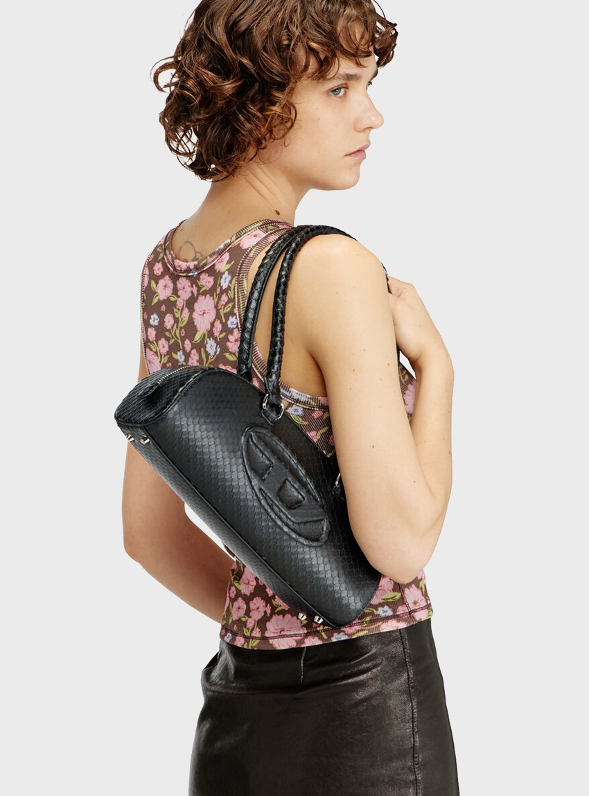 Diesel 1DR Dome Elongated Bowling Bag - Black