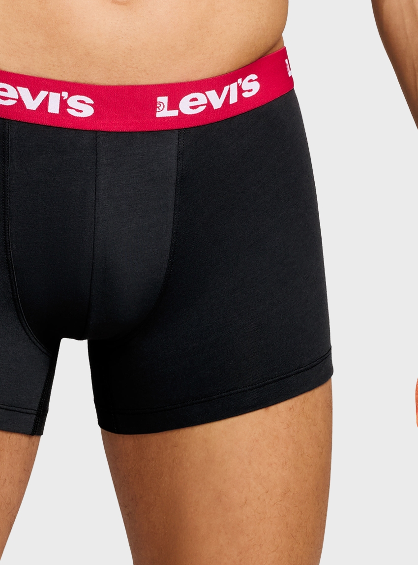 Levis 2-Pack Repeat Logo Boxer Briefs - Red