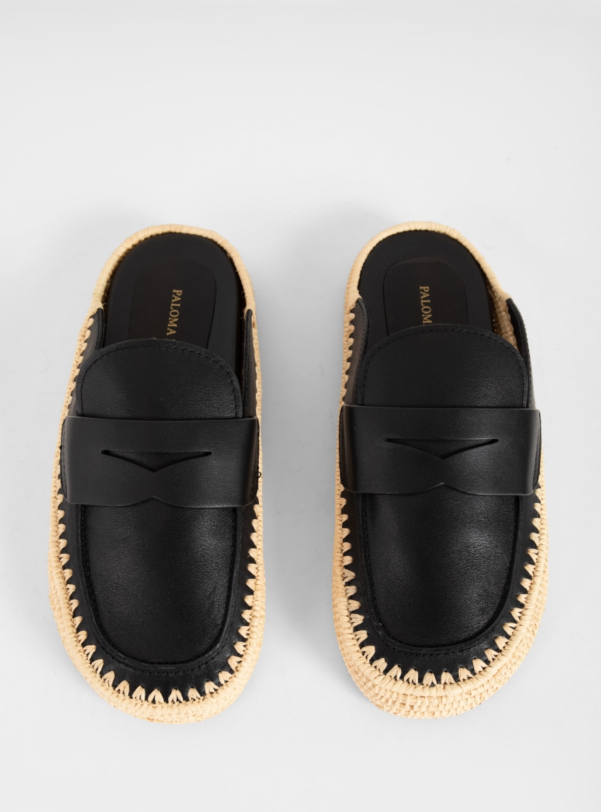 Paloma Barcelo Belinda Mules - Black