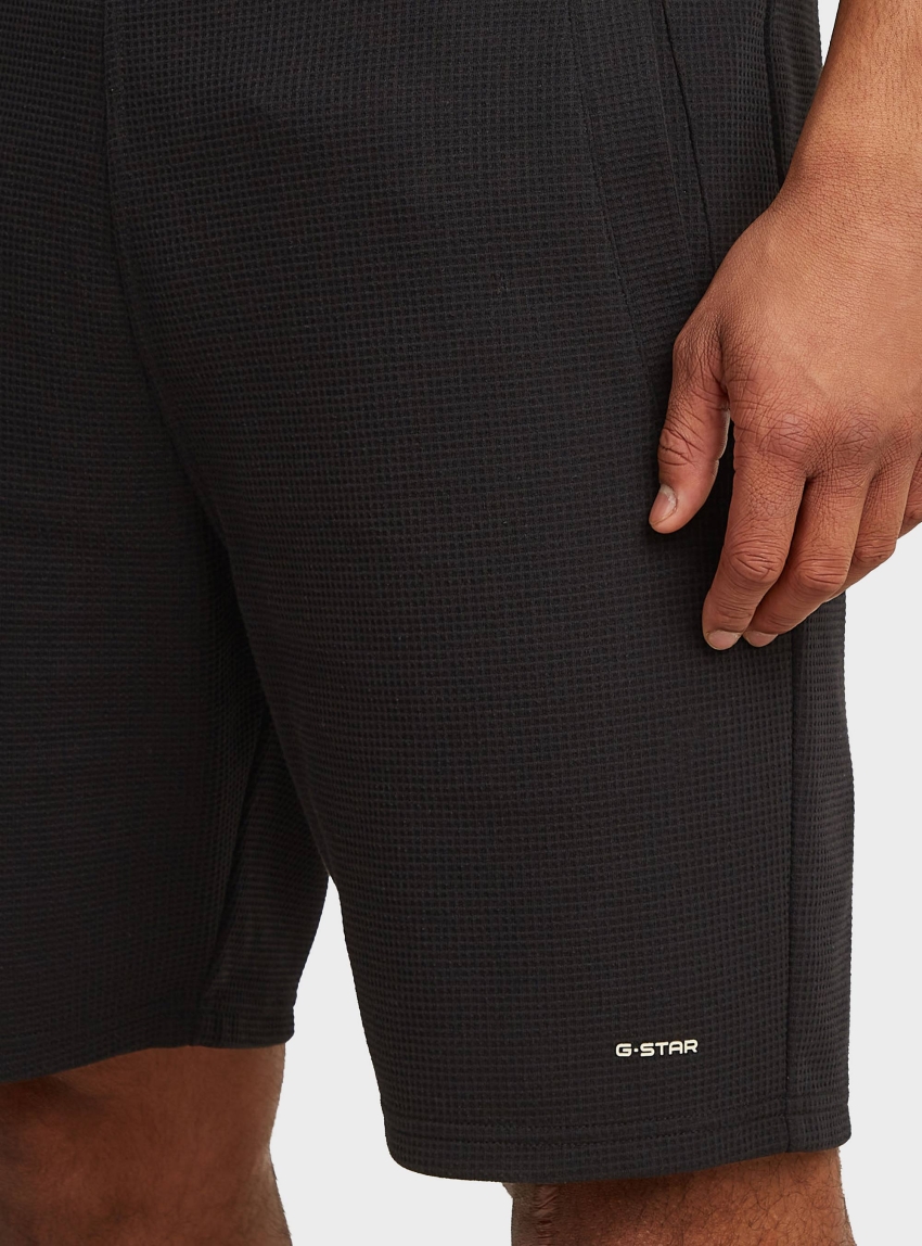 G-Star Structured Jersey Short - Black