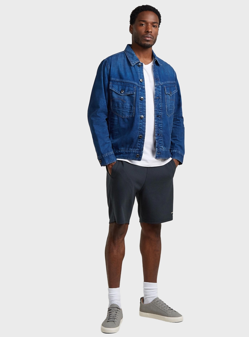 G-Star Structured Jersey Short - Blue