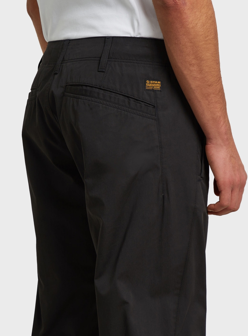 G-Star Pleated Loose Tapered Chino - Black