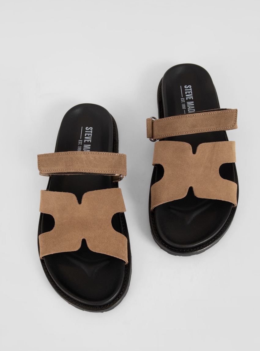 Steve Madden Manu Sandals - Taupe
