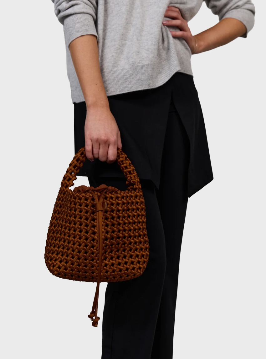 Marrea Basket Open Weave - Light Brown