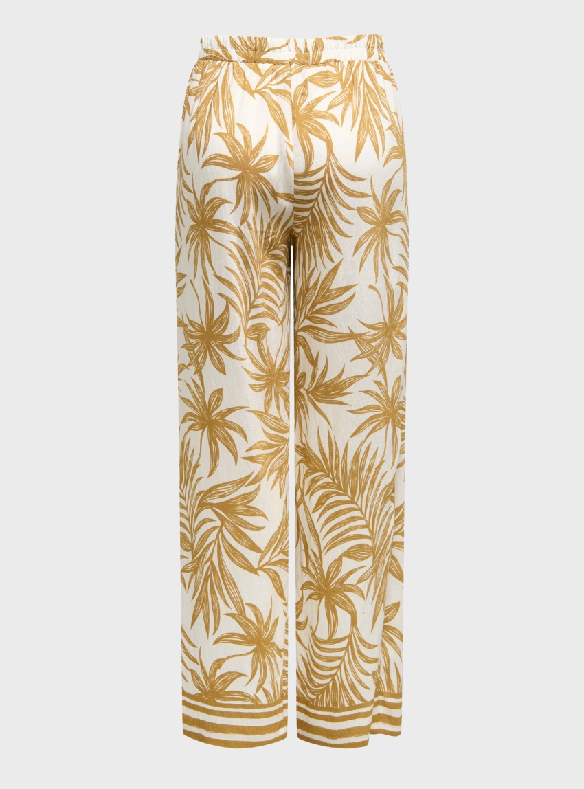 Only Izzy Pull Up Pants - White
