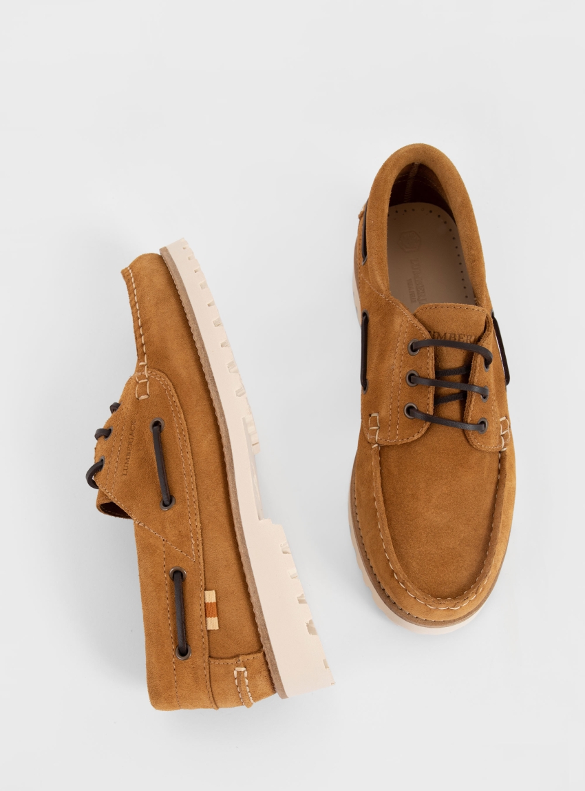 Lumberjack Freeman Boat Shoes - Tan