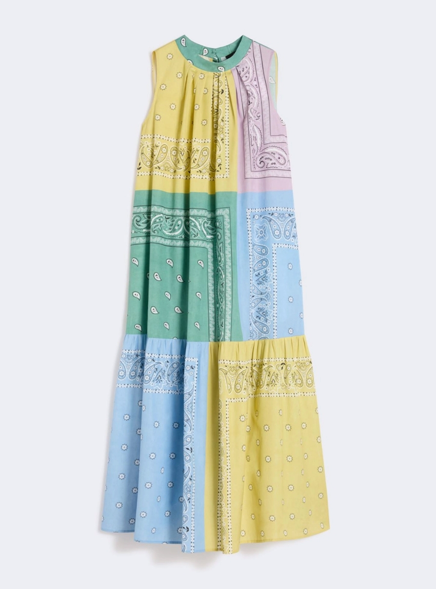 Weekend Max Mara Printed cotton poplin dress - Multi Colors