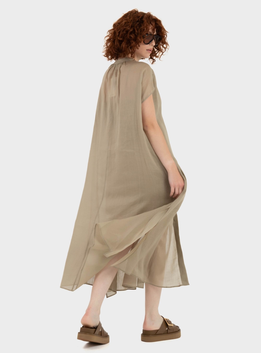 Mei Mei J Long Dress - Beige