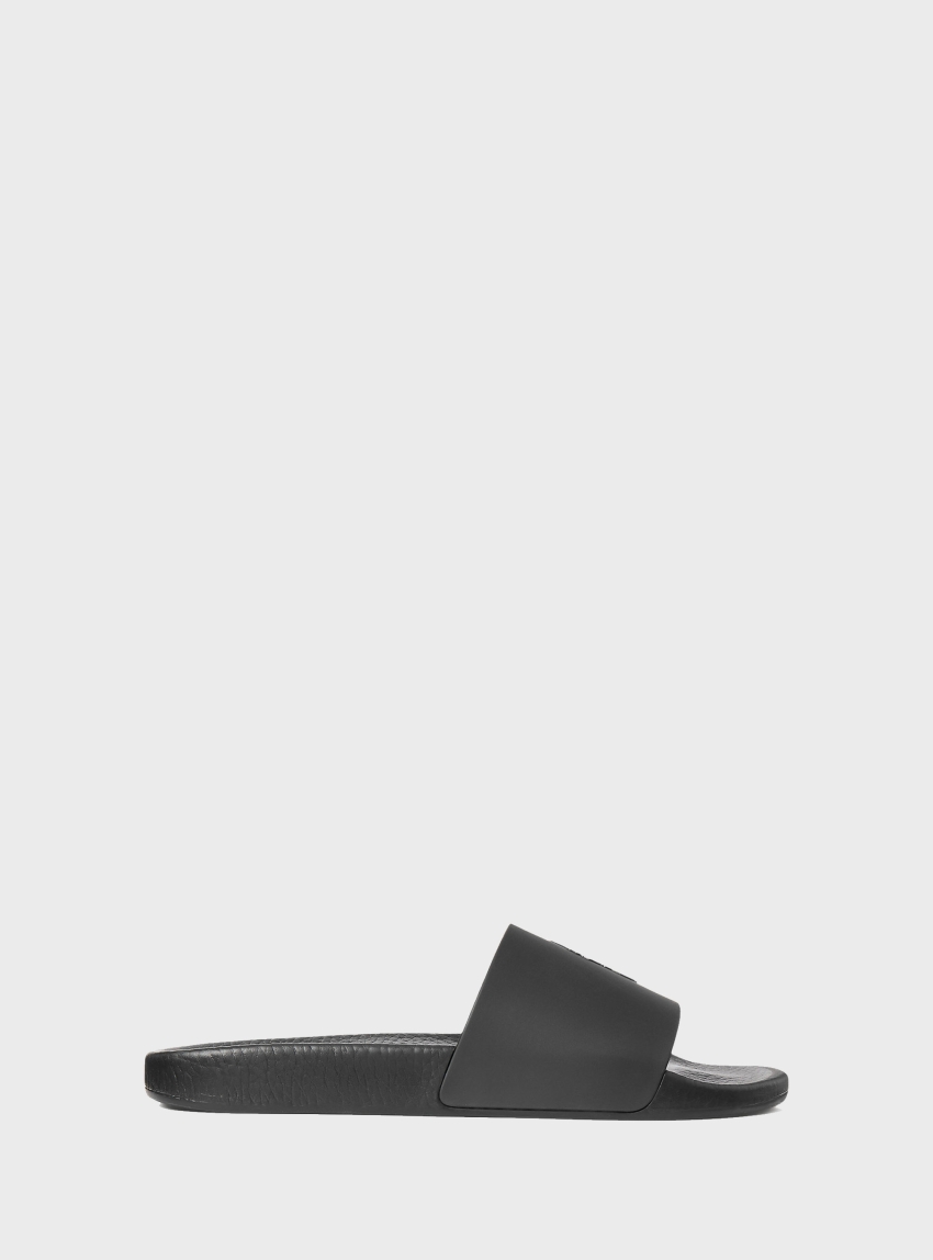 Polo Ralph Lauren Signature Pony Slides - Black