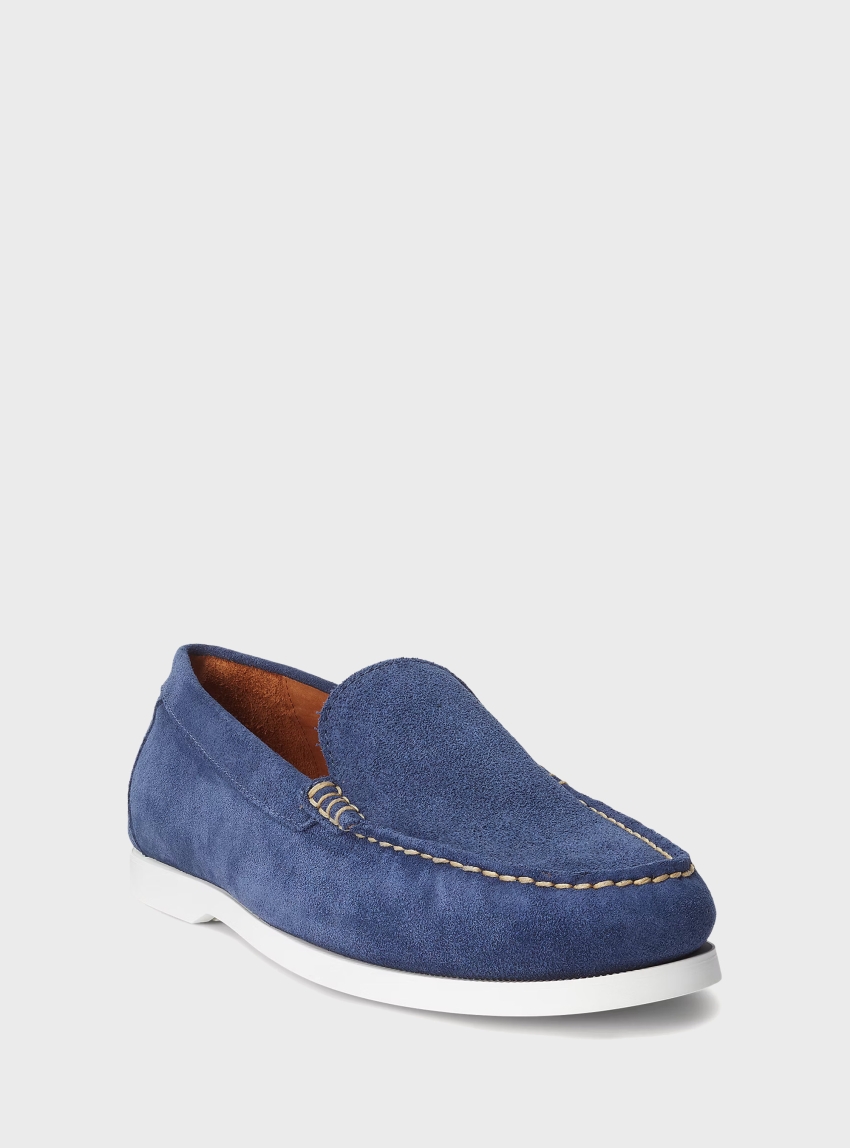 Polo Ralph Lauren Merton Suede Venetian Loafers - Navy