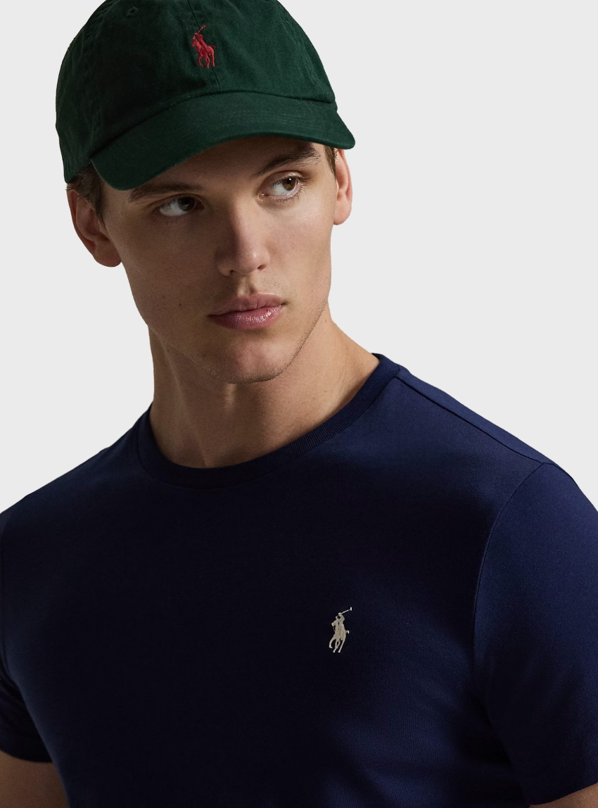 Polo Ralph Lauren Custom Slim Fit Jersey Crewneck T-Shirt - Navy