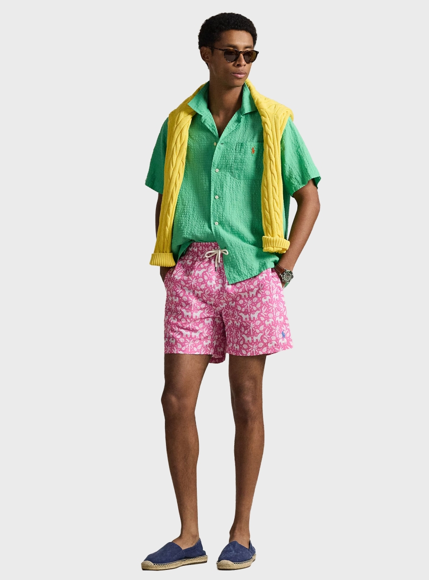 Polo Ralph Lauren 14.5-Cm Traveller Swimming Trunk - Pink