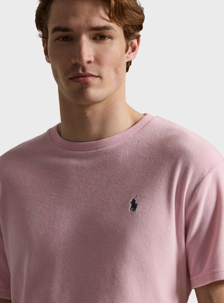Polo Ralph Lauren Classic Fit Terry T-Shirt - Pink