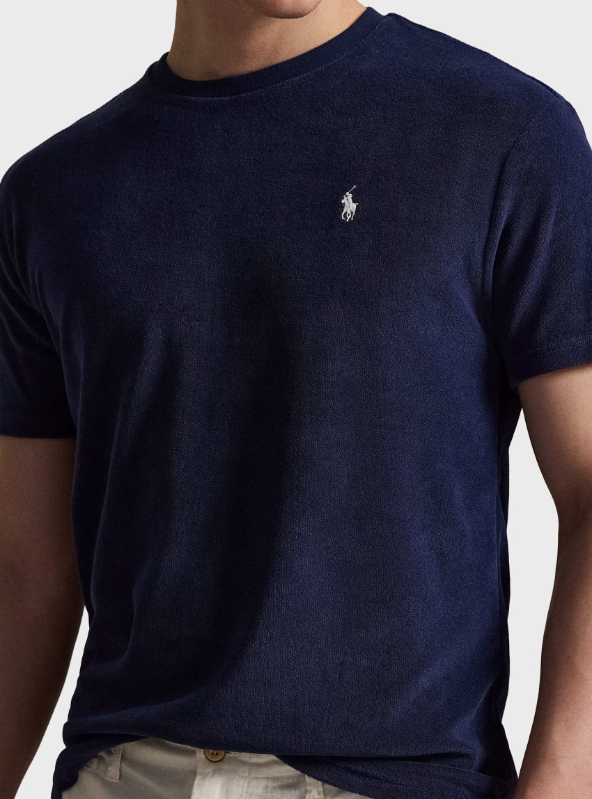 Polo Ralph Lauren Classic Fit Terry T-Shirt - Navy