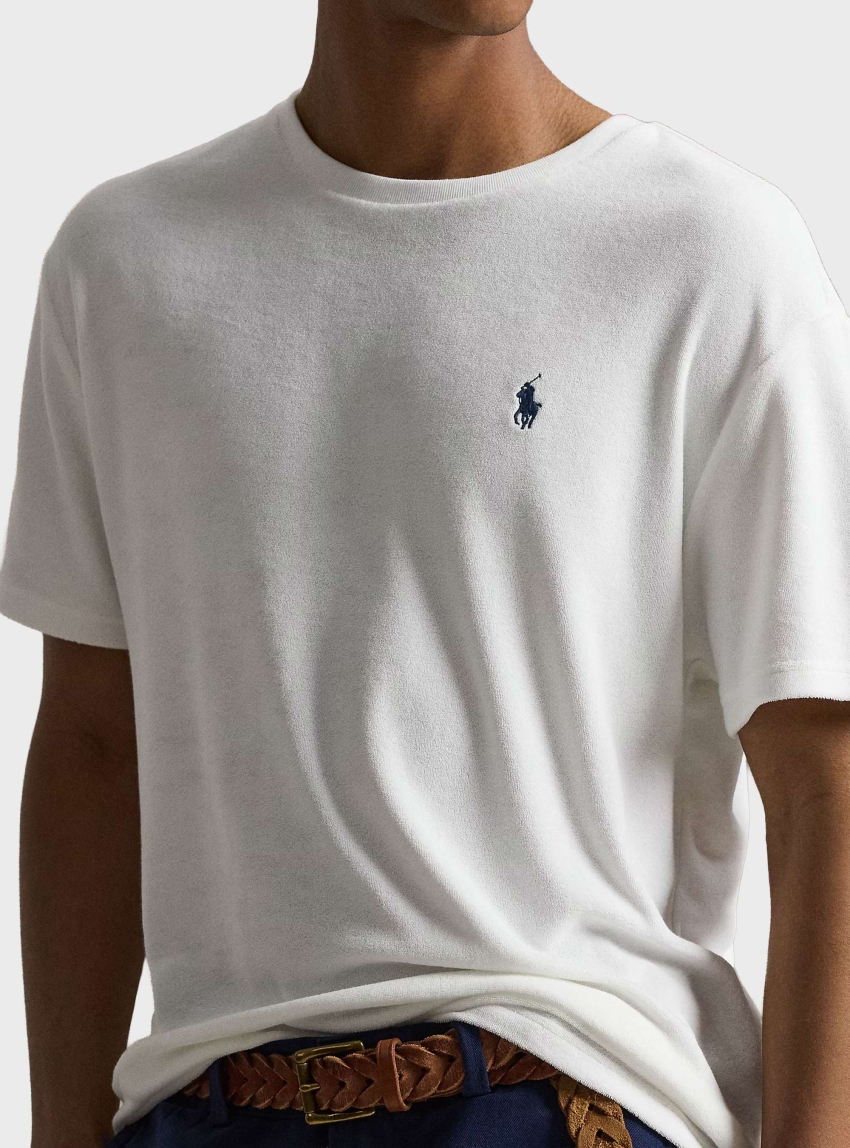 Polo Ralph Lauren Classic Fit Terry T-Shirt - White
