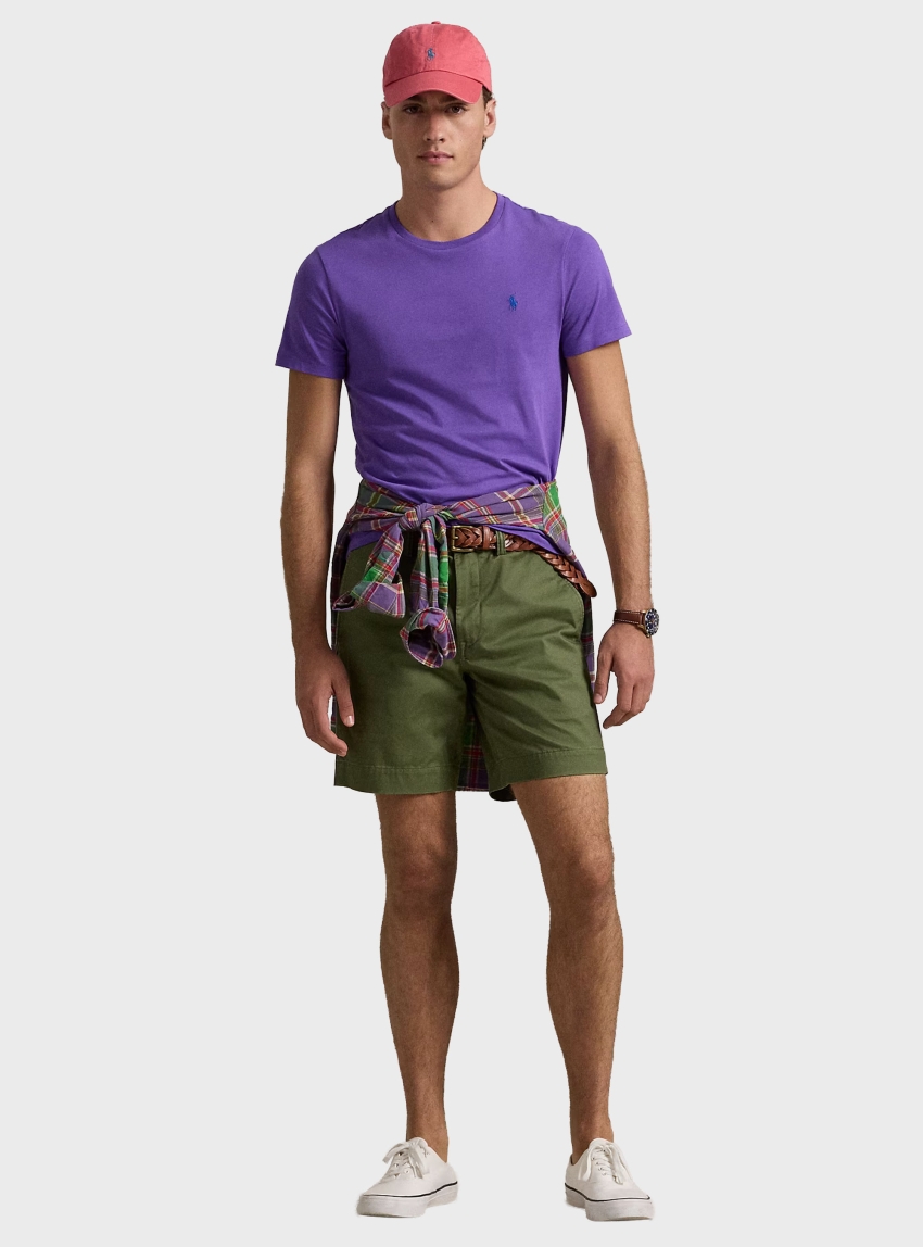 Polo Ralph Lauren 20.3 Cm Straight Fit Stretch Chino Shorts - Olive 