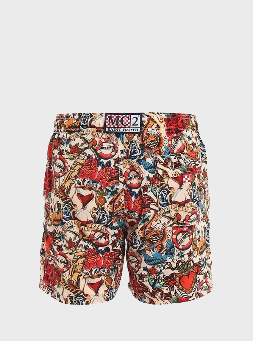 MC2 Saint Barth Gustavia Swimshorts Azala - Multi Colors