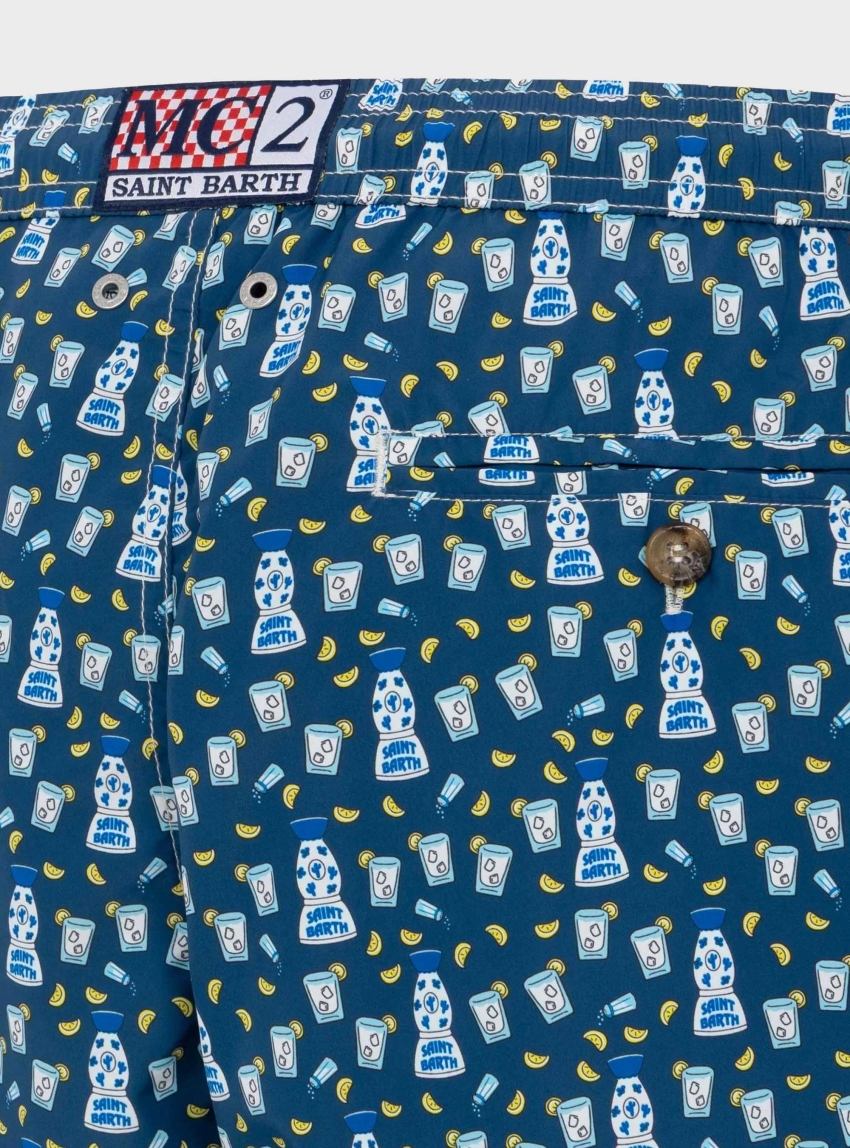 MC2 Saint Barth Lighting Micro Fantasy Swimshorts Tequila Classic 61 - Blue