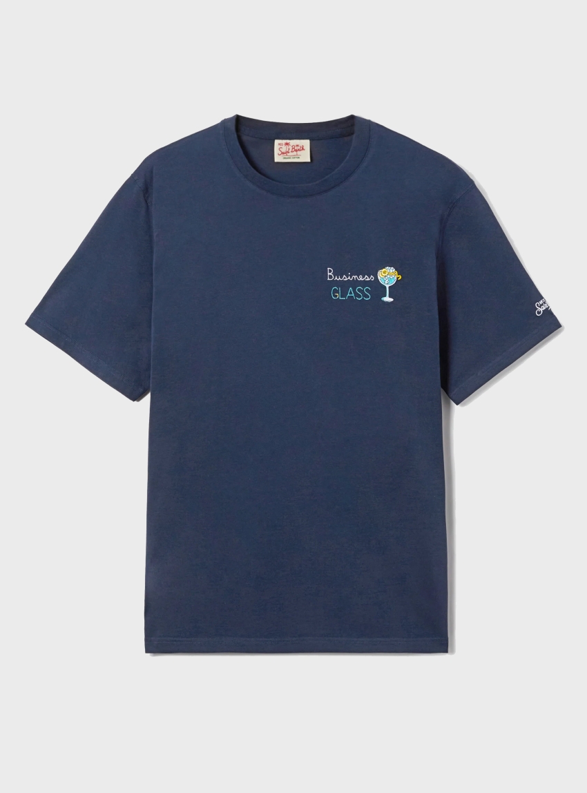 MC2 Saint Barth Portofino T-Shirt Business Class 61  - Dark Blue