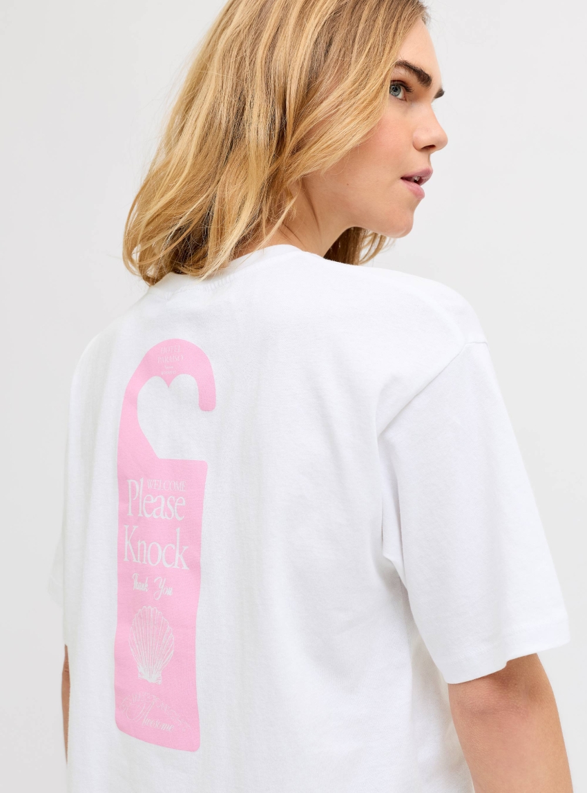 JJXX Millow Loose Tee - Pink