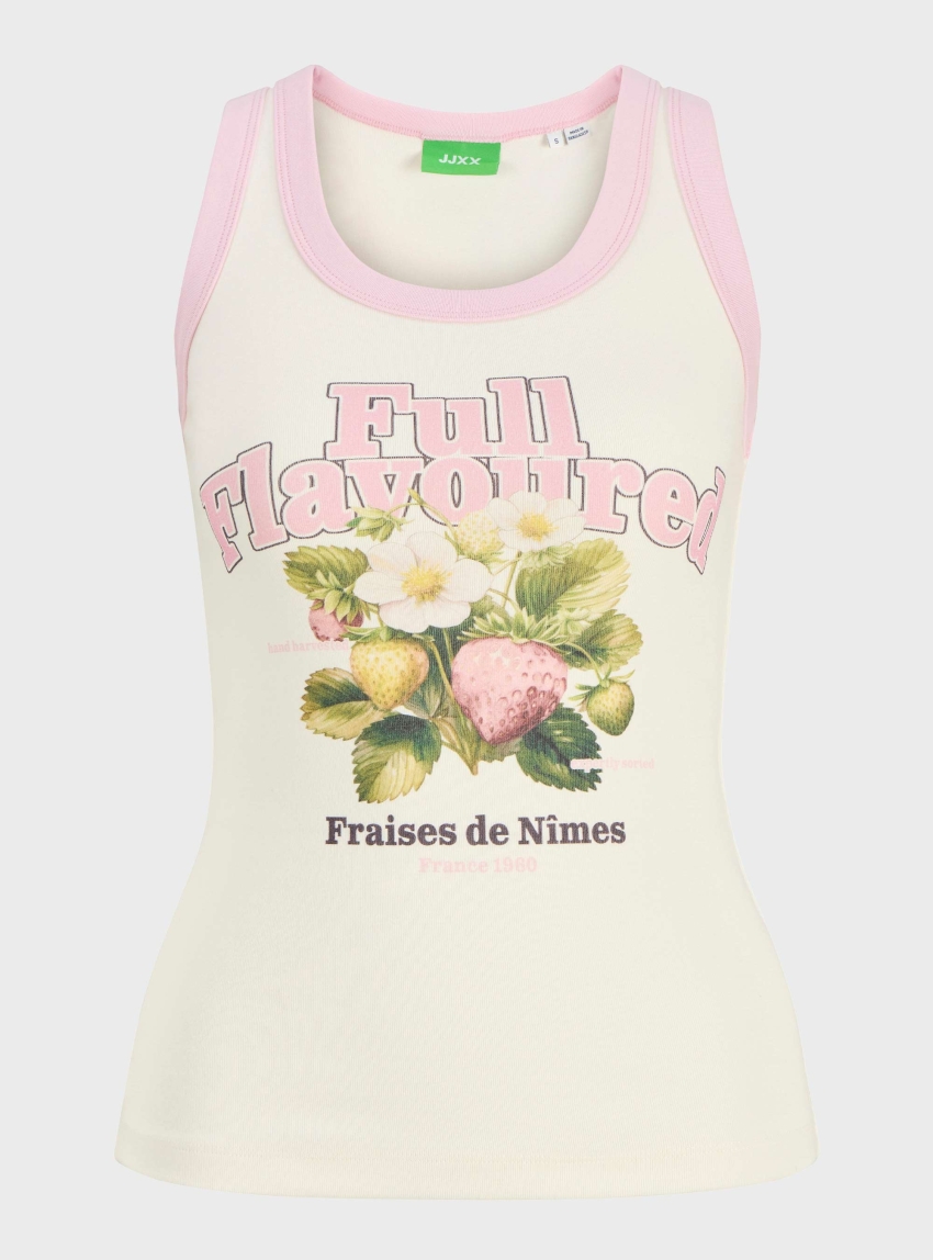 JJXX Hilda Print Tank Top - Pink