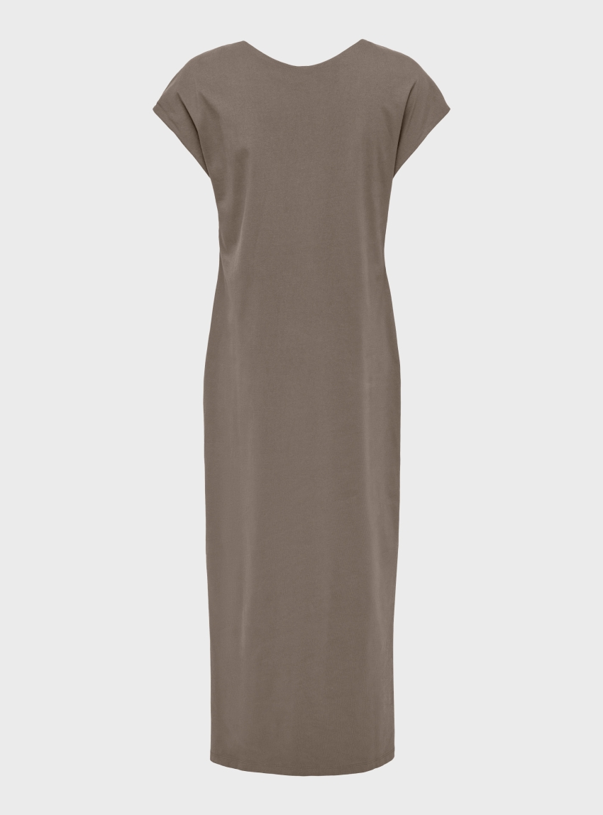 Only Mara Short Sleeve Dress - Brown